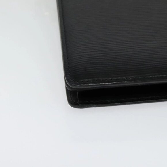 LOUIS VUITTON Epi Capuchin Shoulder Bag Black M52342 LV Auth 134584 - Picture 10 of 15